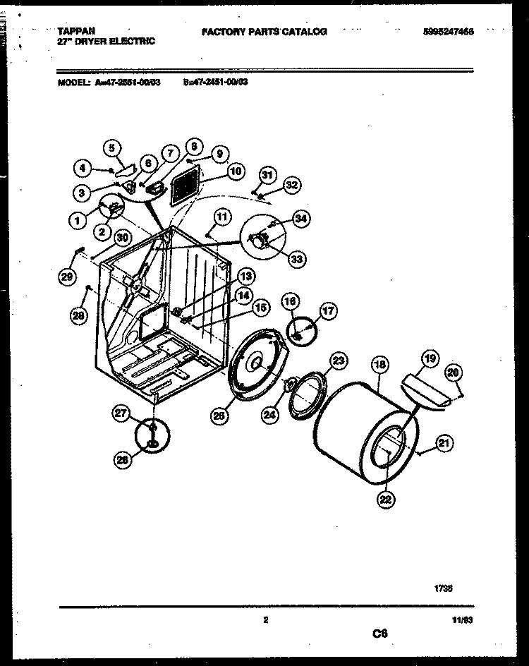 Frigidaire Dryer Rear Bearing Kit - Genuine OEM 5303281153 - Image 5