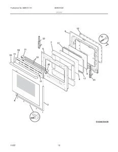 5303935378 Oven Door Trim Kit