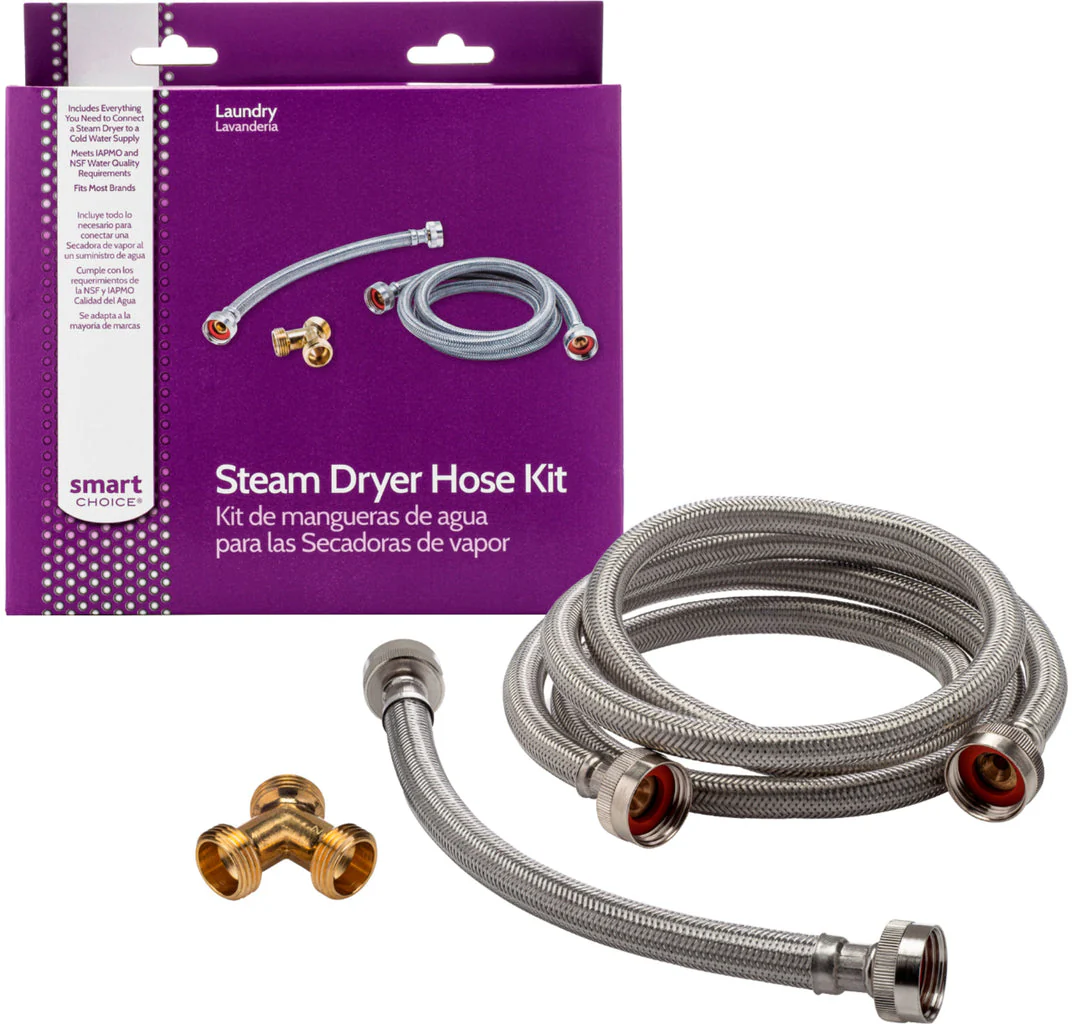 5304508988 Steam Dryer Install Kit, Stainless Steel 72''