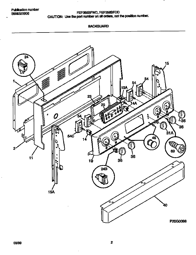 5304528972 Range Surface Element Switch