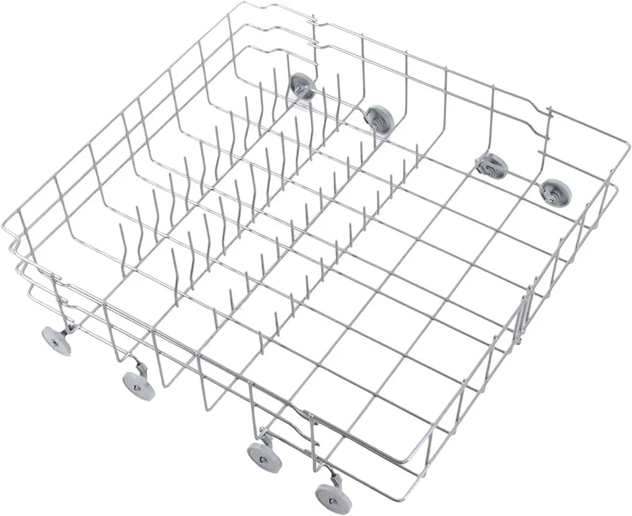 5304535253 Dishwasher Lower Rack Assembly, Silver