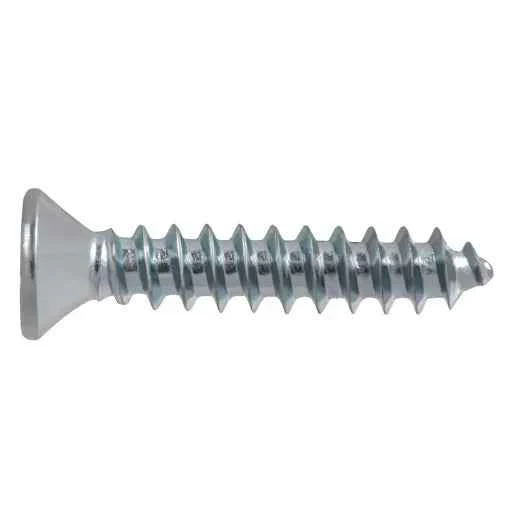 5x3/4 Flat Head Zinc Wood Screw (100/Box) - Image 2
