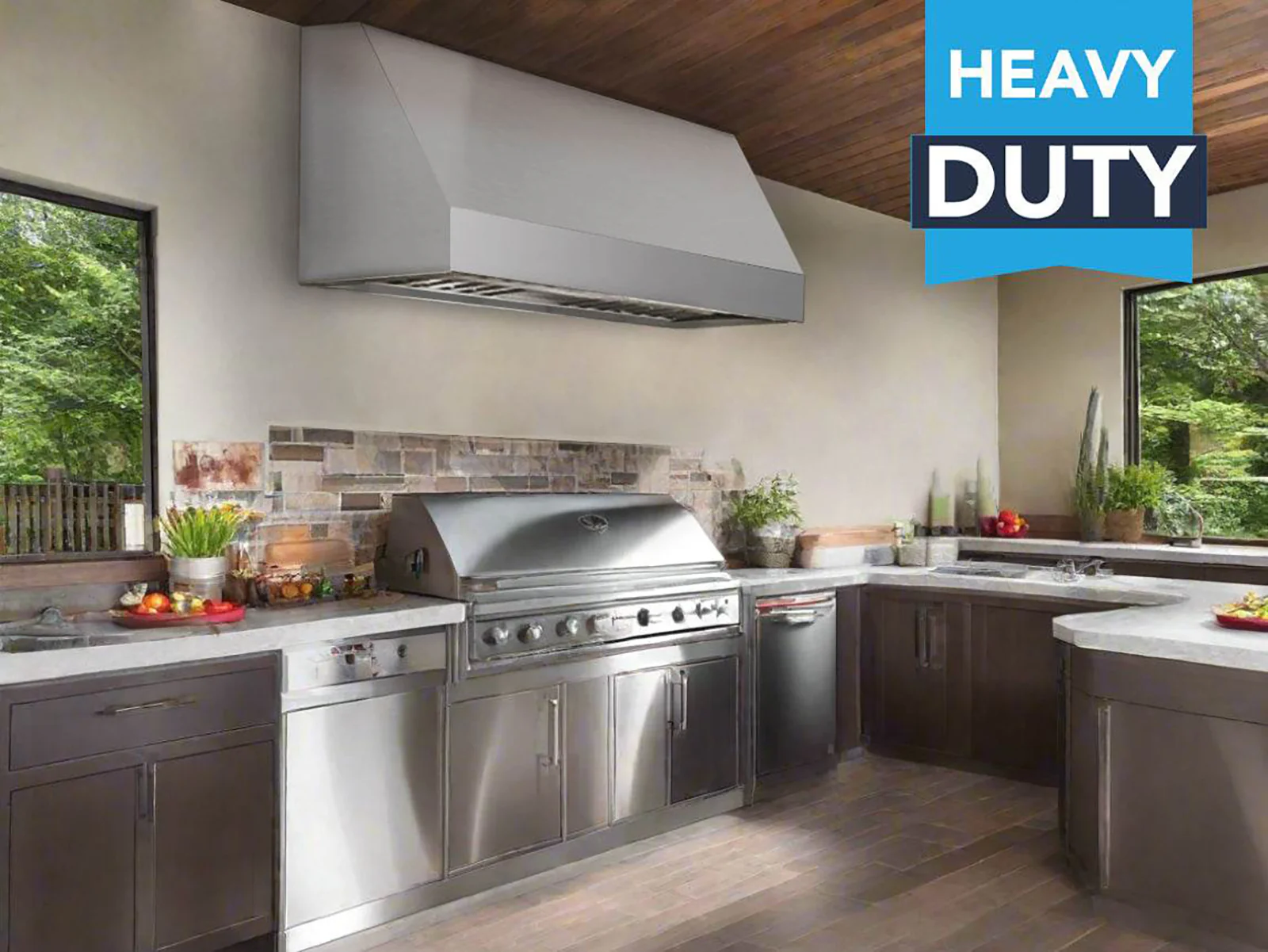 60 Inch 2300 CFM BBQ Range Hood - VICTORY Prestige - Image 2