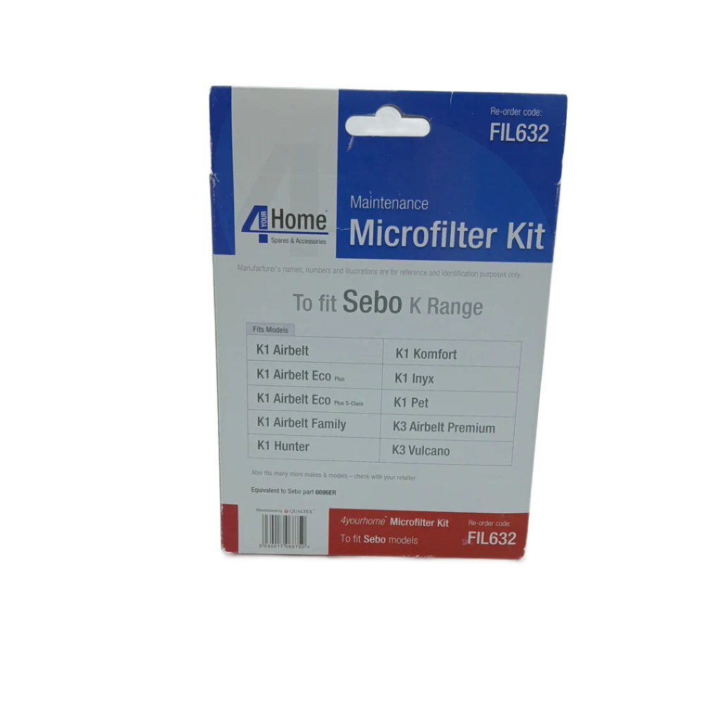 6696ER- Filter Set for K Series Vacuum with a Microfilter and Exhaust Filter - Image 2