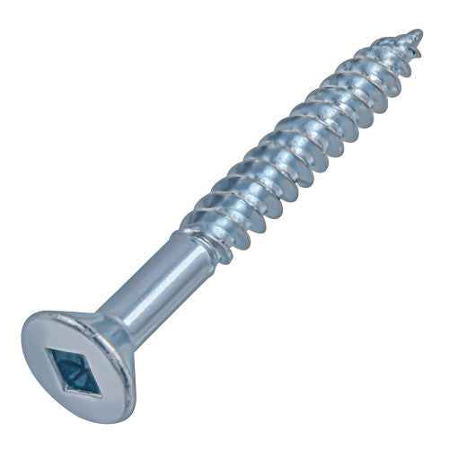 6x1-1/4 Flat Head Zinc Wood Screw (100/Box) - Image 2
