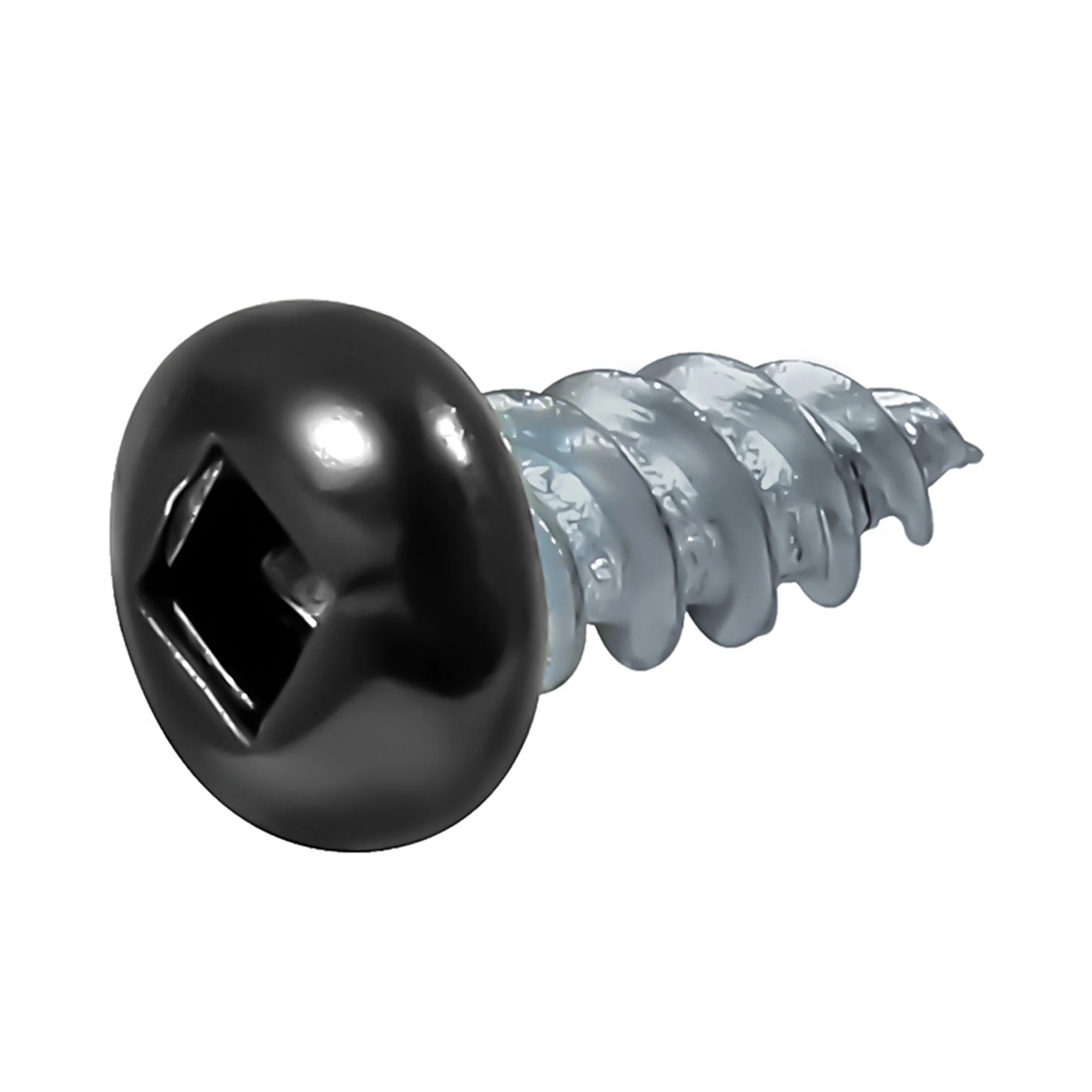 6x3/8 Panhead Soffit Screws, Painted Black (1000 Pieces) - Image 2