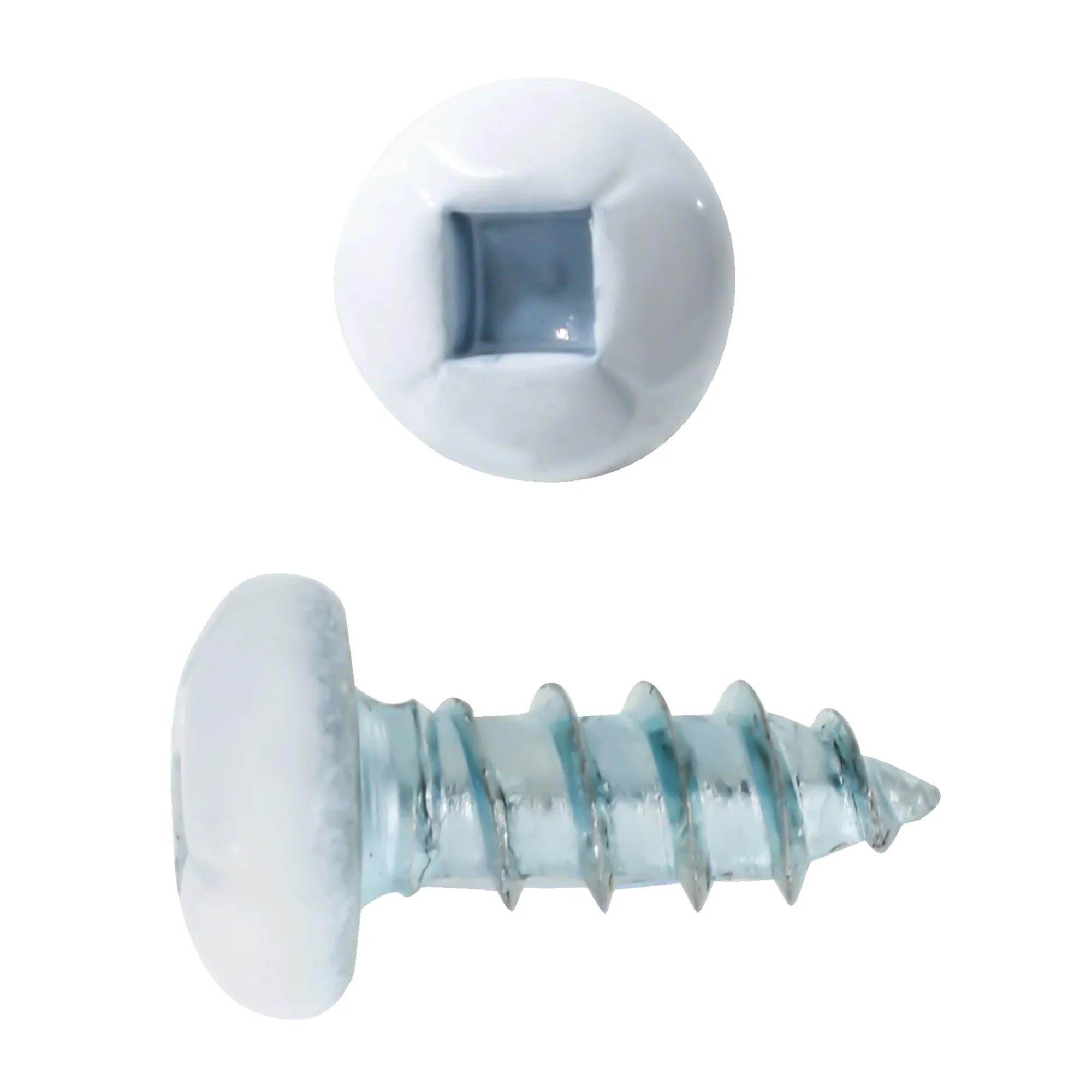 6x3/8 Panhead Soffit Screws, Painted White (1000 Pieces)
