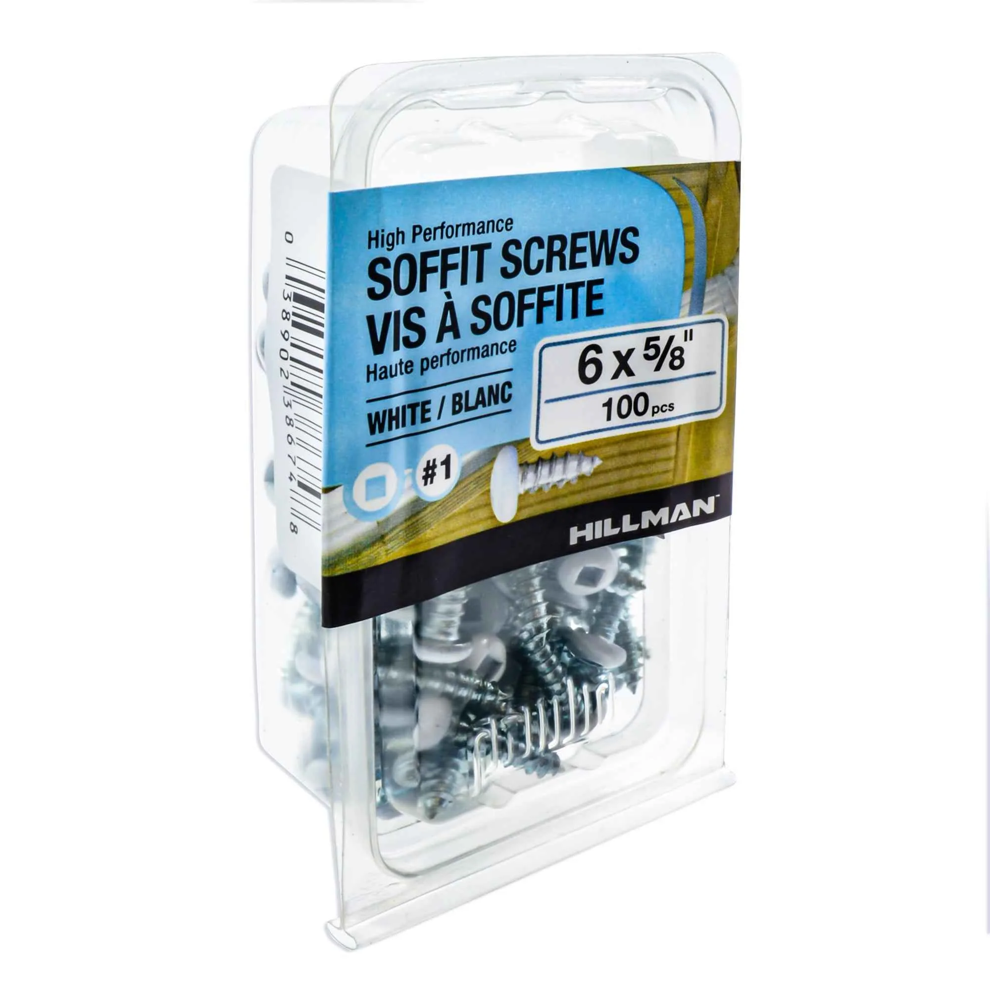6x5/8 Panhead Soffit Screws, Painted White (100 Pieces) - Image 3