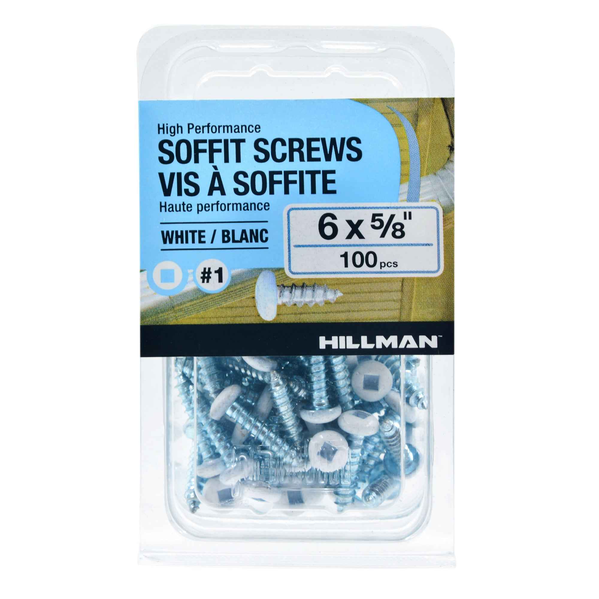 6x5/8 Panhead Soffit Screws, Painted White (100 Pieces) - Image 4