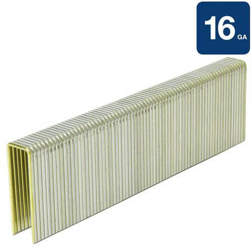 7/16”x2” 16 Gauge Electro Galvanized Crown Staples