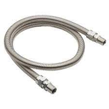 72" Stainless Steel Flex Gas Connector 1/2" MIP x 1/2" FIP