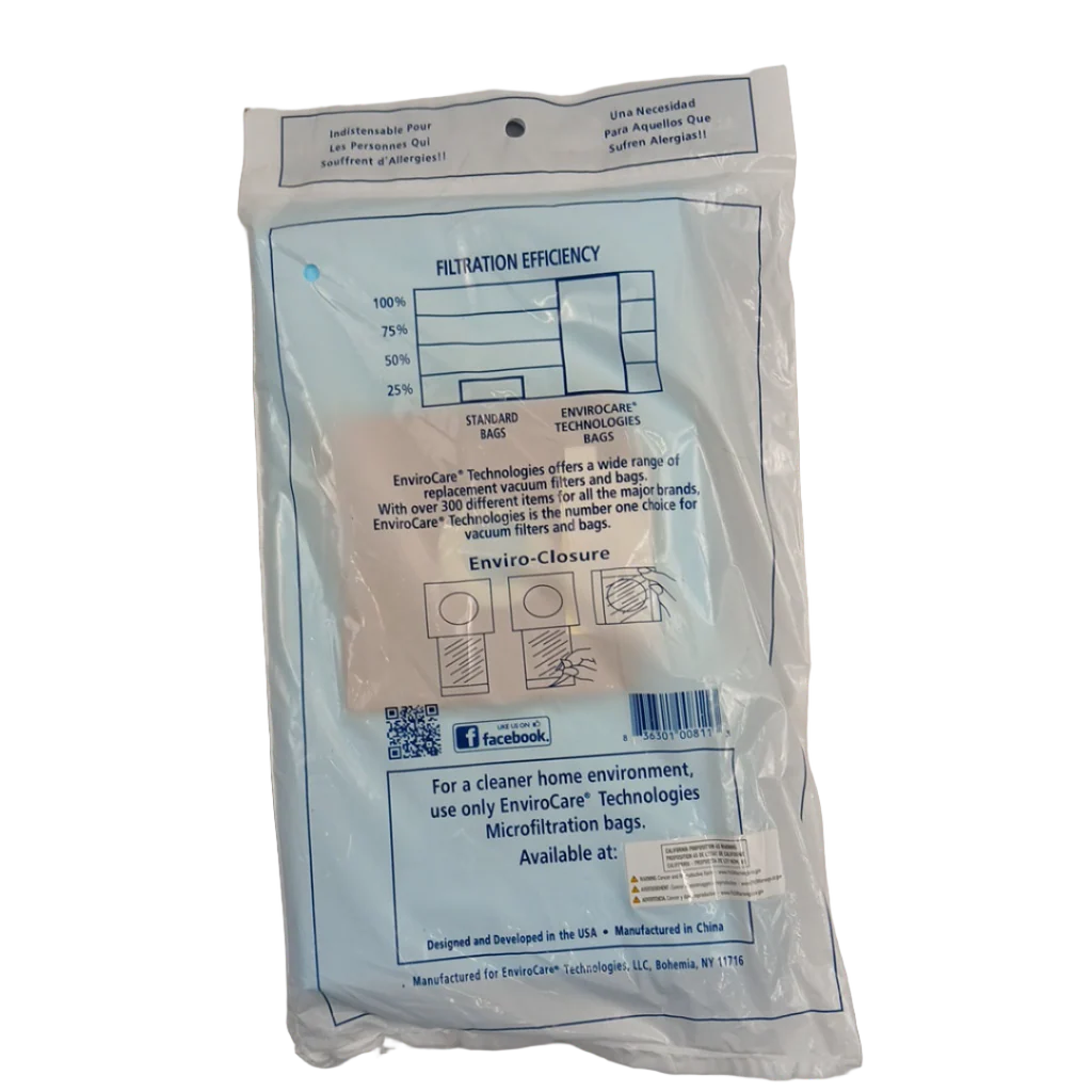 811 VACUUM BAG, Type H Micro Filtration 6PK - Image 4