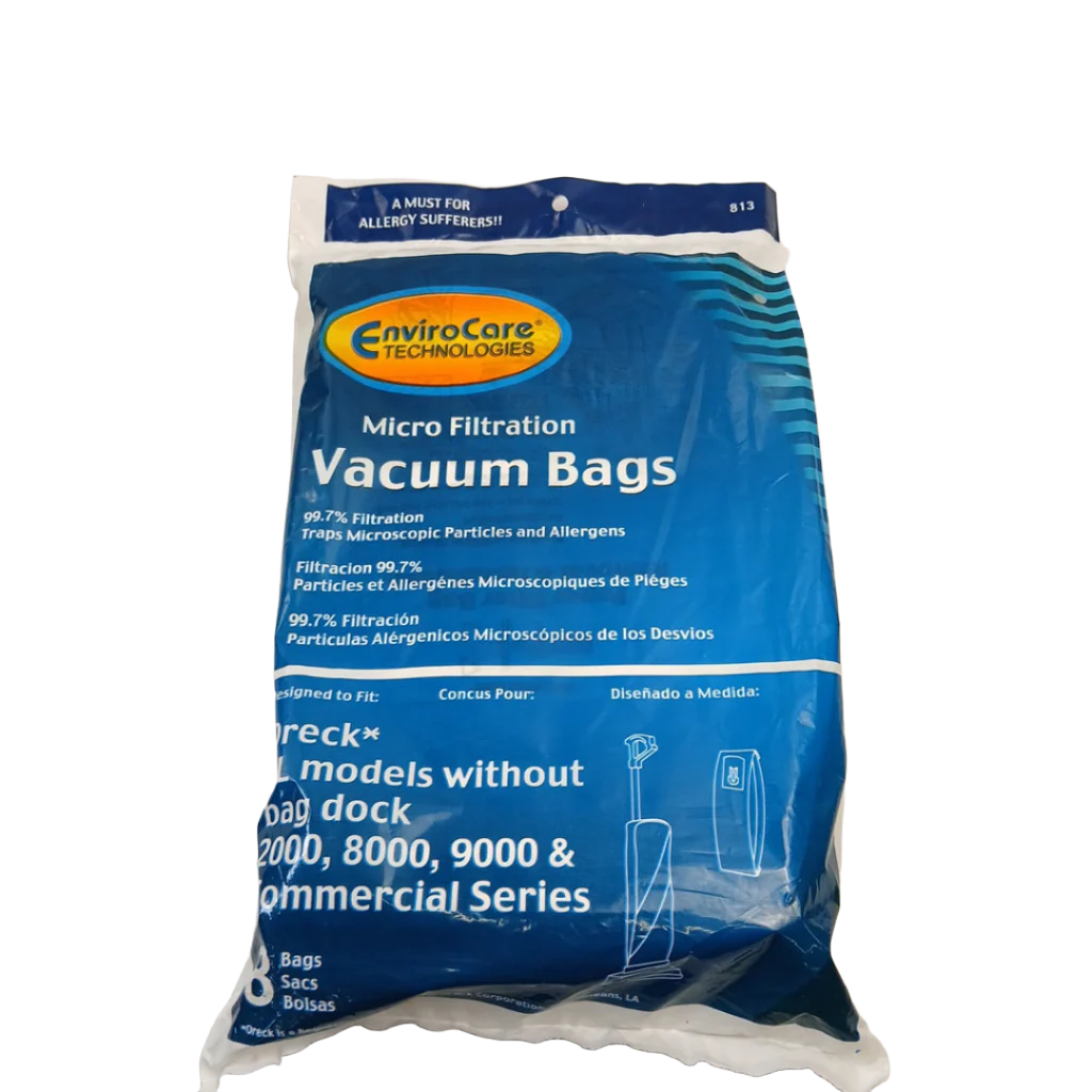 813 Vacuum Bags, Micro Filtration 8Pk