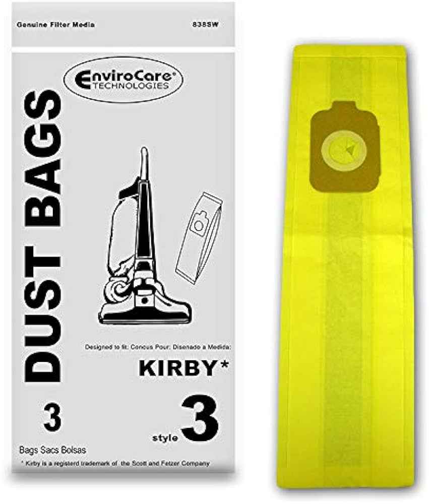 838SW Vacuum Bag, Dust Bag 3PK - Image 2