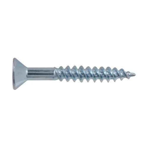 8x1-1/4 Flat Head Zinc Wood Screw (250/Box) - Image 2