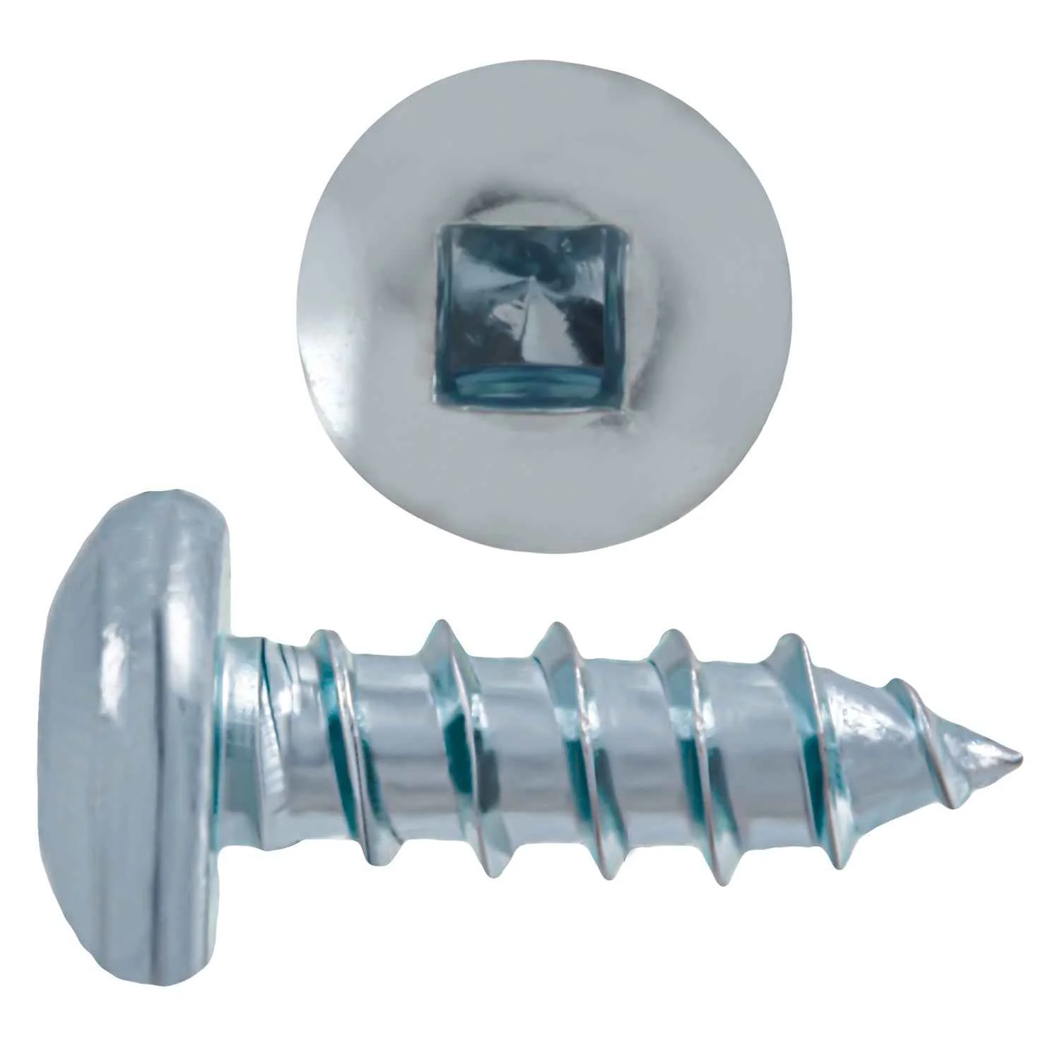 8x1/2 Pan Head Zinc Sheet Metal Screw (100/Box)