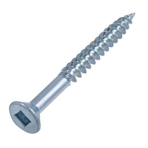 8x1-3/4 Flat Head Zinc Wood Screw (100/Box) - Image 2