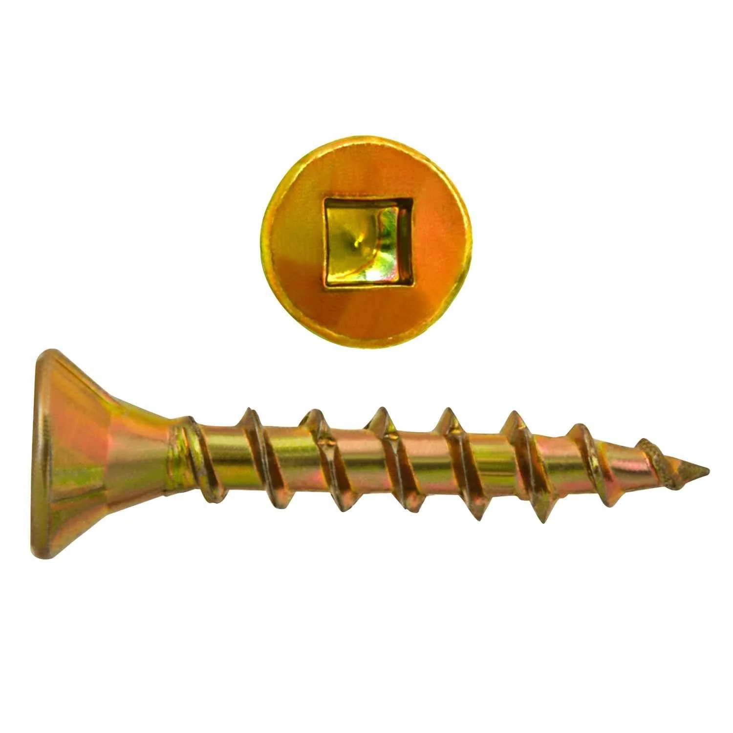 #8x1" Yellow Wood Screw (1000 Pieces)
