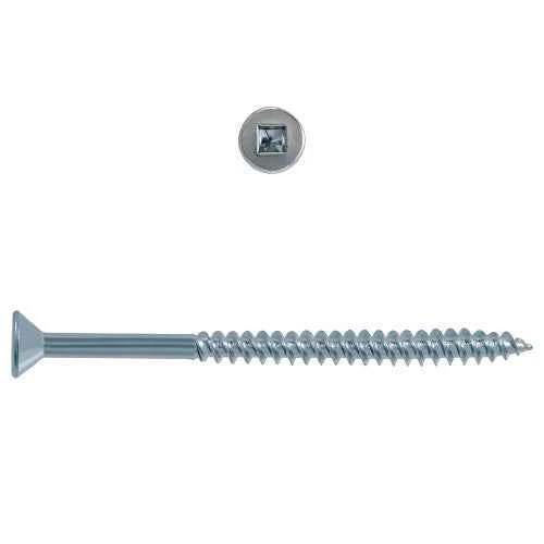 8x2-1/2 Flat Head Zinc Wood Screw (7/Pack) - Image 2