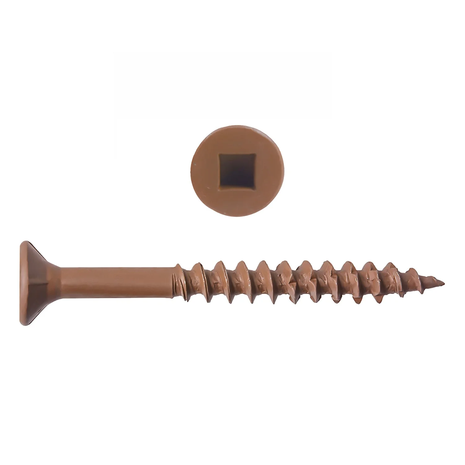 #8x2" Brown Deck Screw (4000/Box)