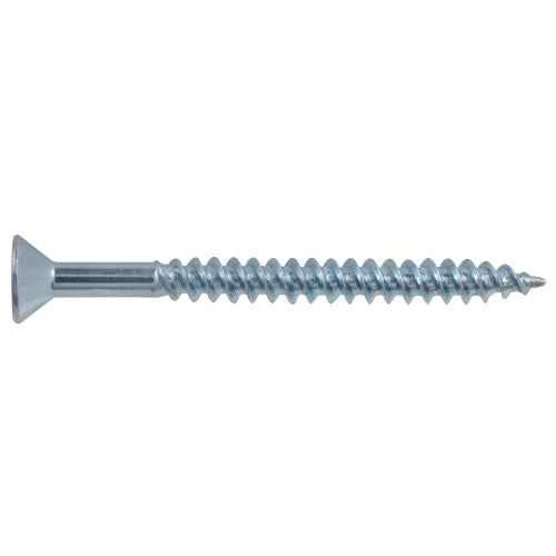 8x2 Flat Head Zinc Wood Screw (250/Box) - Image 2