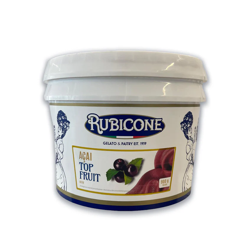 Acai Paste and Spreadable Filling Cream - Shelf-Stable - 3 KG Bucket - Acai Soft Serve Sorbet - Acai Sorbet Gelato - Make Acai Bowls and Smoothies - Rubicone Canada - Ships Free Within Canada on Orders Above CAD $199 - Image 2