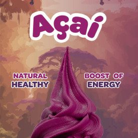Acai Soft Serve and Soft Gelato Mix - Case of 8 x 1.5 KG bags - Rubicone Canada - Ships Free Within Canada on Orders Above CAD $199 - Image 2