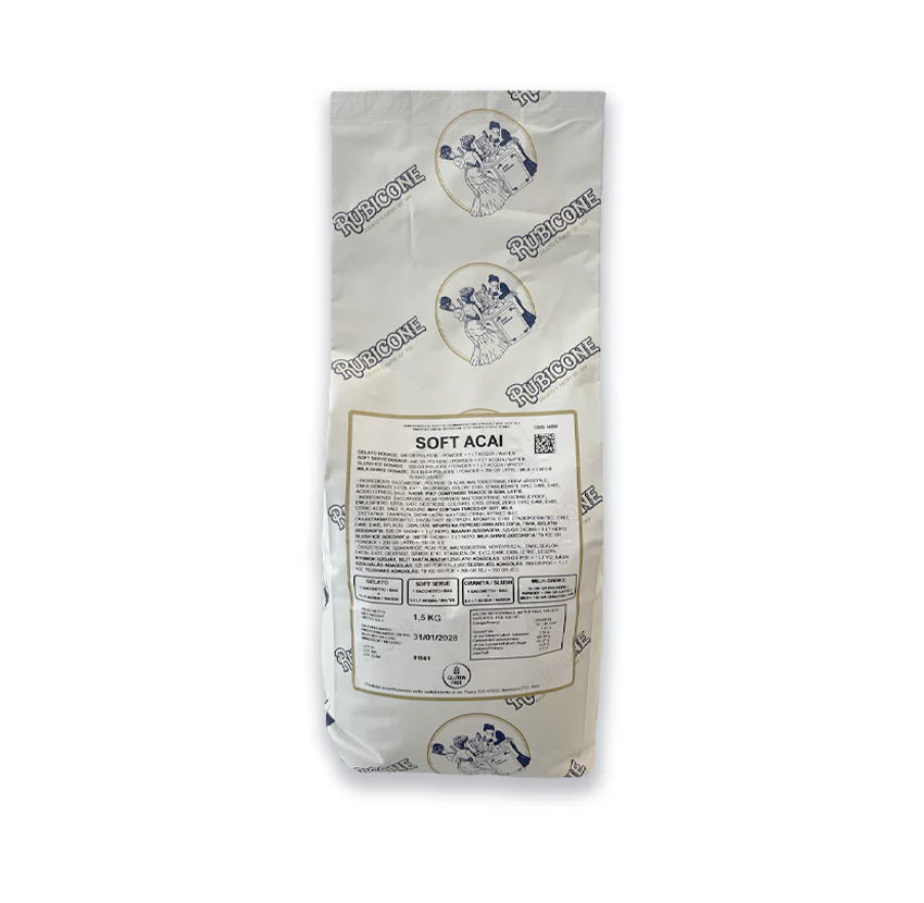Acai Soft Serve and Soft Gelato Mix - Case of 8 x 1.5 KG bags - Rubicone Canada - Ships Free Within Canada on Orders Above CAD $199 - Image 3
