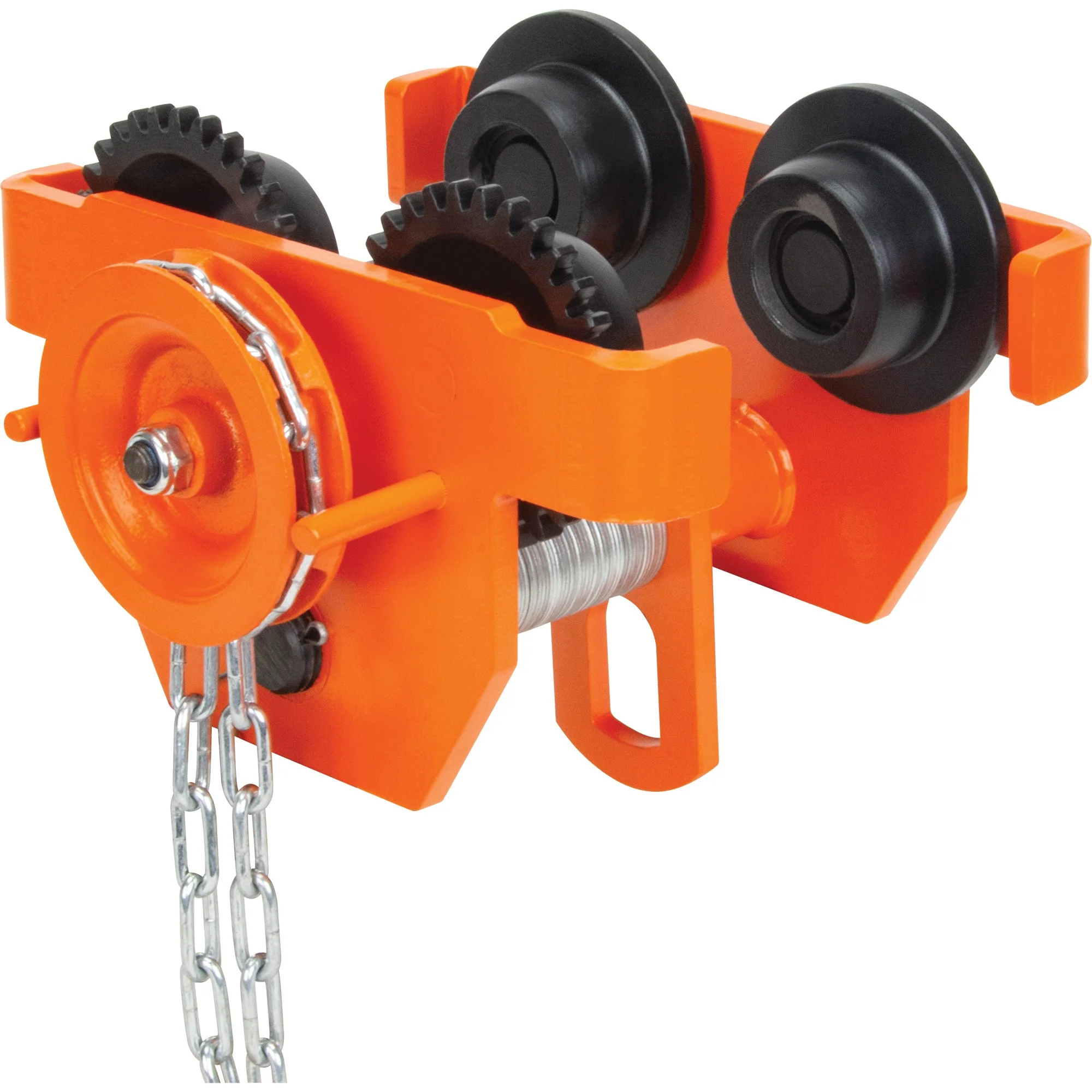 Adjustable Trolley with Safety Plates, 6000 lbs. (3 tons) Capacity, 3-15/16" - 5-14/16" - Image 2