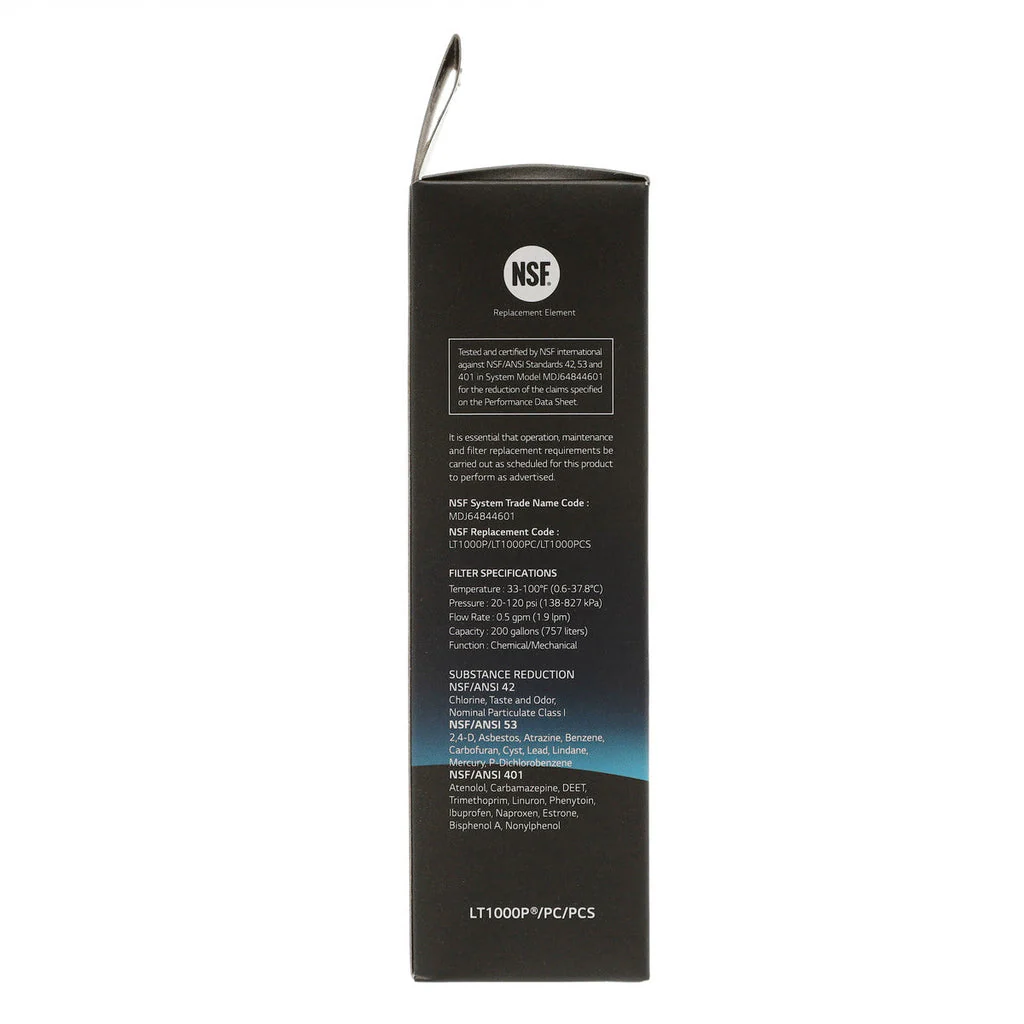 LG Refrigerator Water Filter LT1000P - Genuine OEM AGF80300705 - Image 10