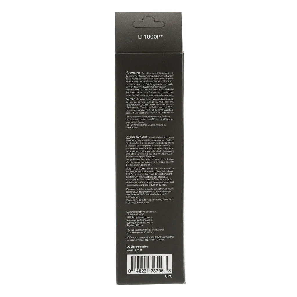 LG Refrigerator Water Filter LT1000P - Genuine OEM AGF80300705 - Image 11