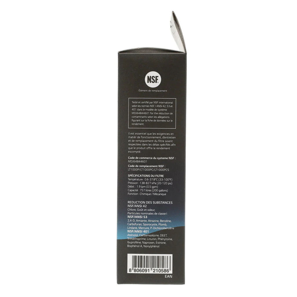 LG Refrigerator Water Filter LT1000P - Genuine OEM AGF80300705 - Image 12