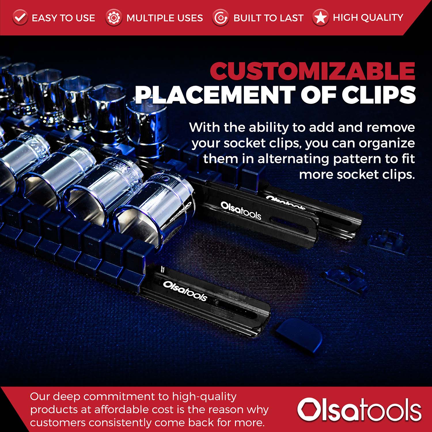 Aluminum Socket Organizer Rails with Locking End Caps - Image 122