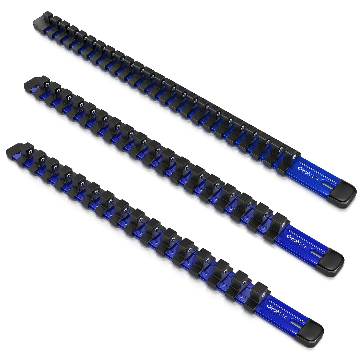 Aluminum Socket Organizer Rails With Rubber End Caps - Image 13
