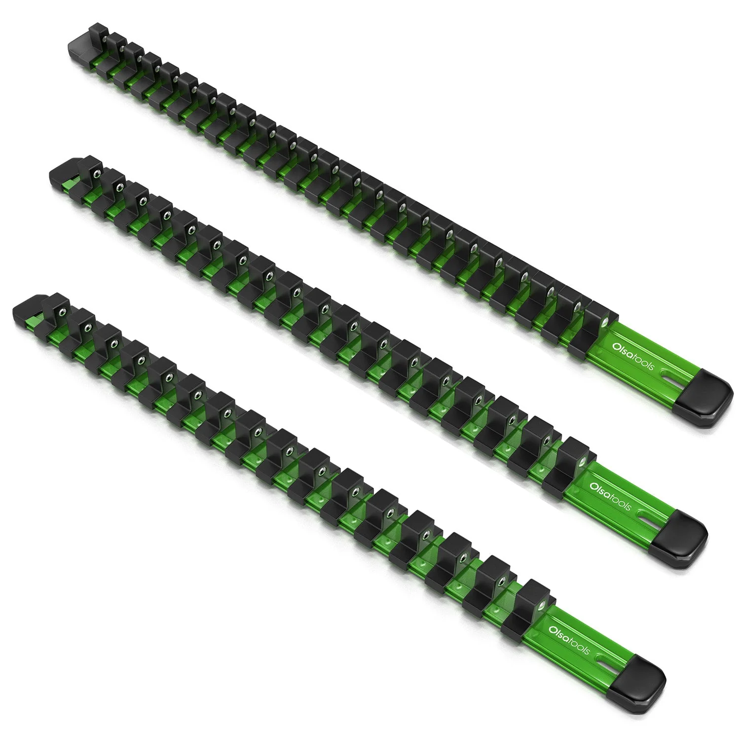 Aluminum Socket Organizer Rails With Rubber End Caps - Image 17