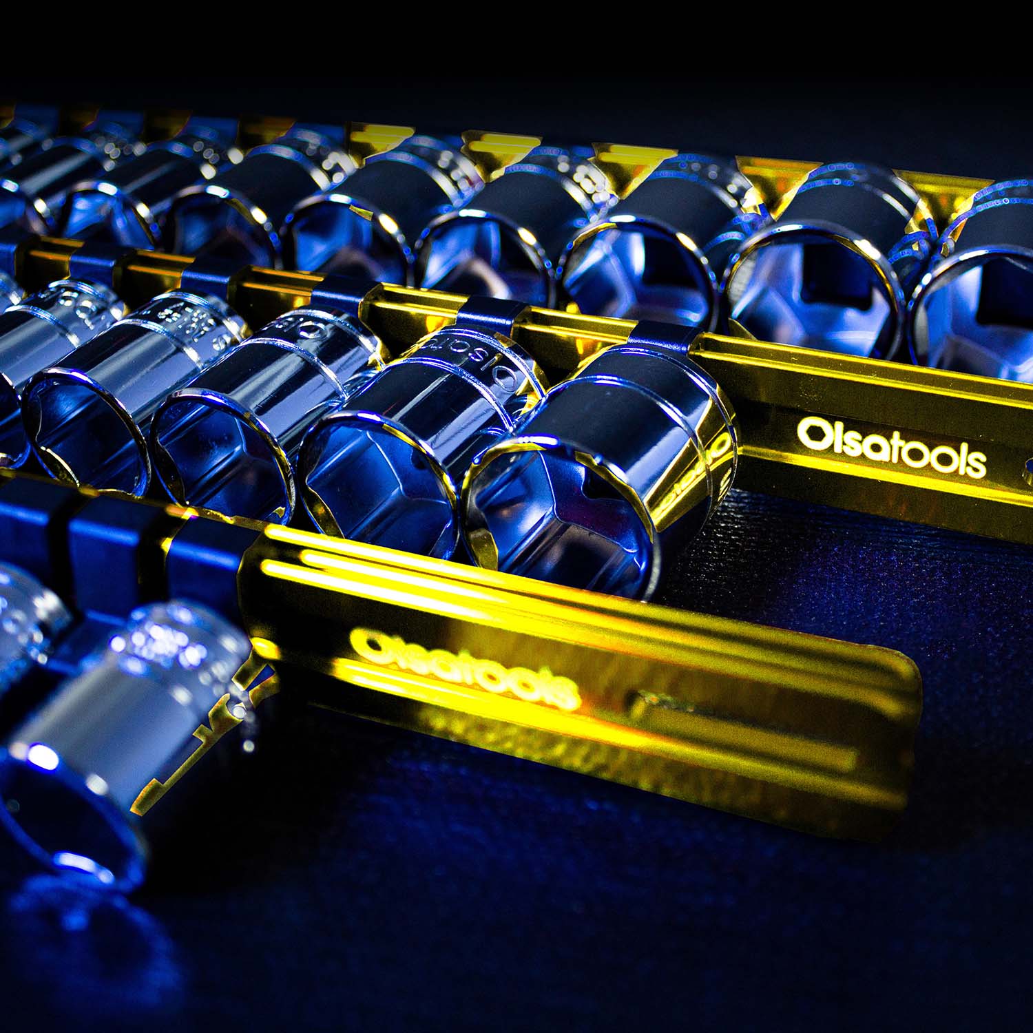 Aluminum Socket Organizer Rails With Rubber End Caps - Image 175