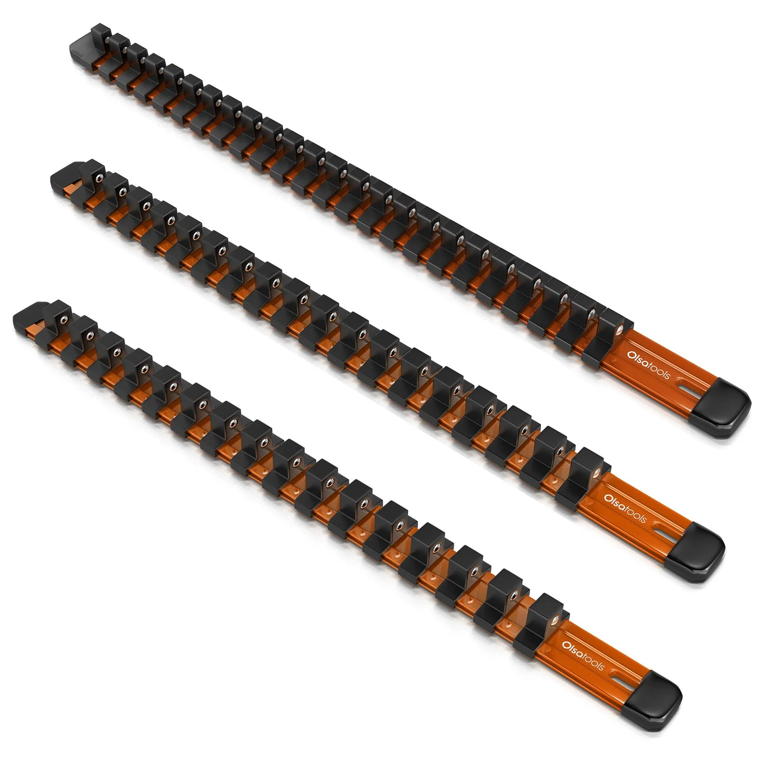 Aluminum Socket Organizer Rails With Rubber End Caps - Image 21