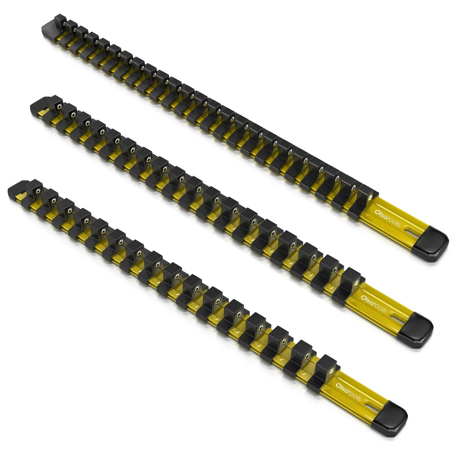 Aluminum Socket Organizer Rails With Rubber End Caps - Image 25