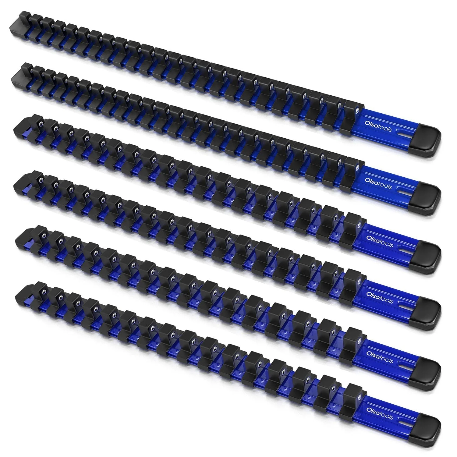 Aluminum Socket Organizer Rails With Rubber End Caps - Image 44