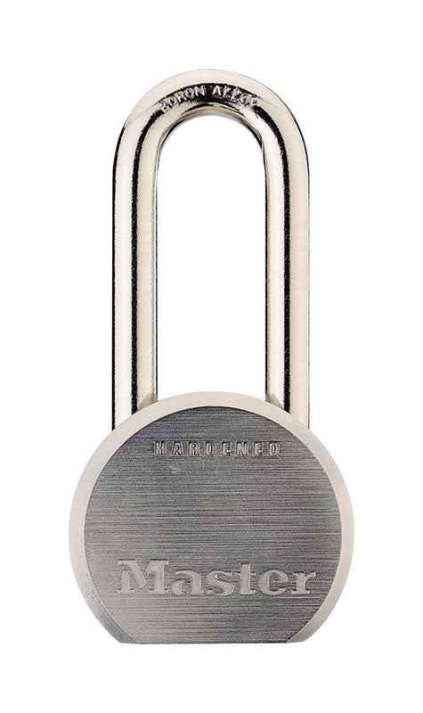 Master Lock 2-3/16 in. H X 2-1/2 in. W Steel 5-Pin Cylinder Weather-Resistant Padlock - Image 3