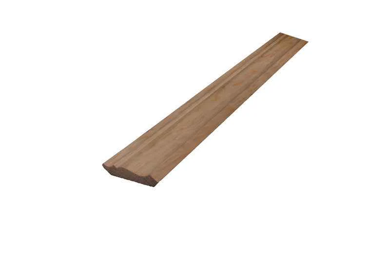 Alexandria Moulding 2-3/4 in. x 8 ft. L Prefinished Brown Pine Moulding (Pack of 4) - Image 3