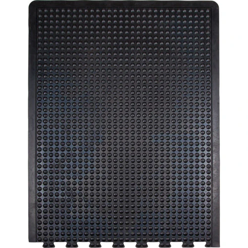 Anti-Fatigue Dome Matting, Bubbled, 3' x 4' x 1/2", Black, Rubber - Image 2