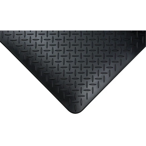 Anti-Fatigue Matting, Diamond, 1-2/3' x 3-1/4' x 3/4", Black, Polyurethane - Image 3