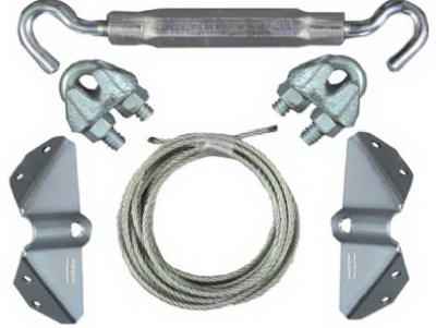 National Hardware Zinc-Plated Silver Steel Anti-Sag Gate Kit 1 pk - Image 2