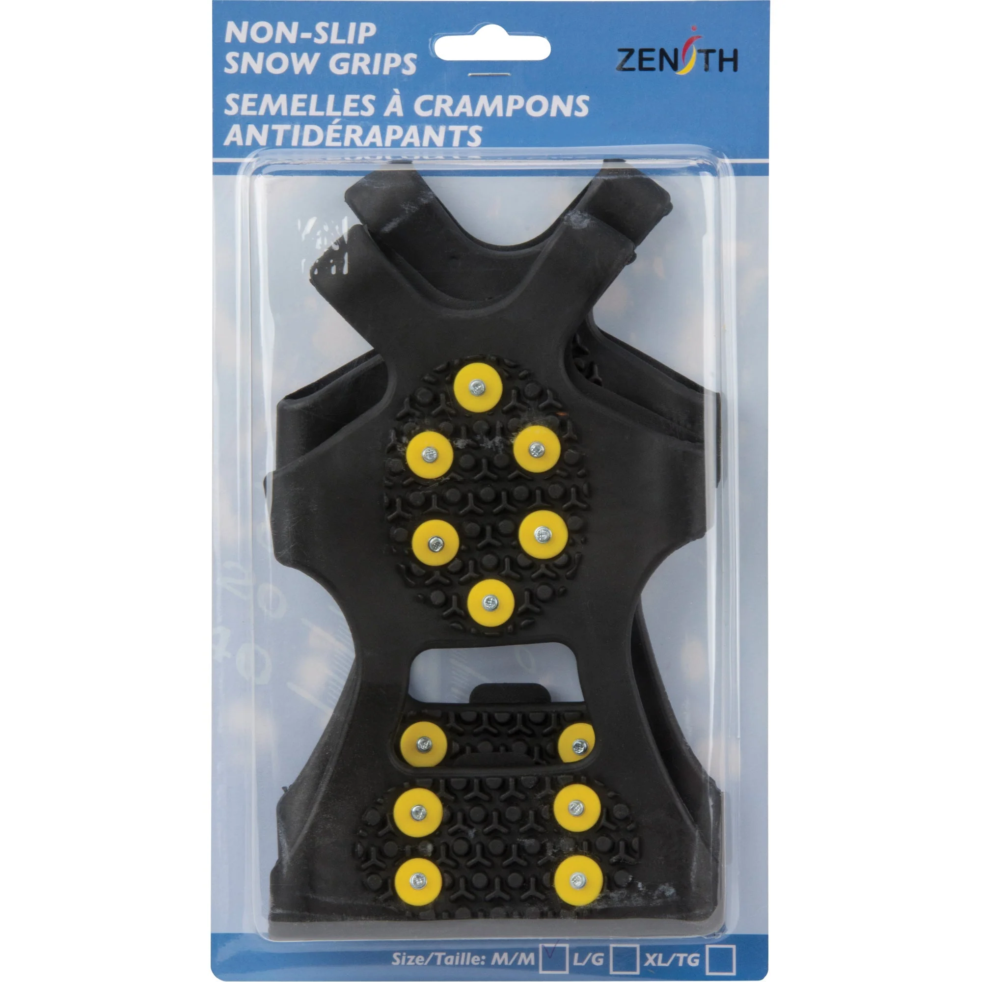 Anti-Slip Ice Cleats, Steel, Stud Traction, Large - Image 2