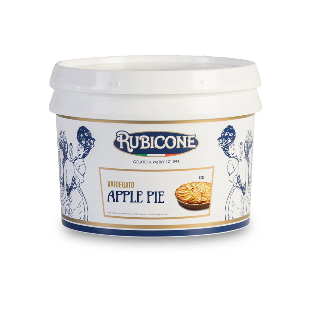 Apple Pie Sundae Dessert Topping - 3 KG Bucket - Apple Pie Variegate - Rubicone Canada - Ships Free Within Canada on Orders Above CAD $199 - Image 2