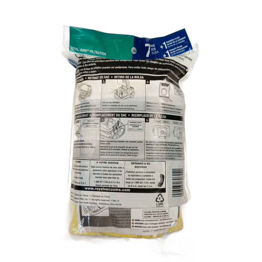 AR10125 Vacuum bag, Set of 7 and 2 filters - Image 2
