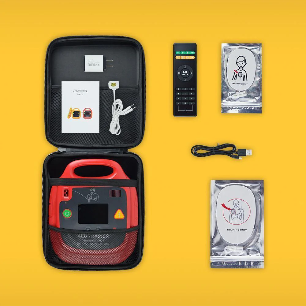Automated External Defibrillator Trainer, AED Trainer With Training Carry Case - Image 5