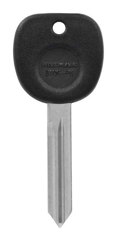 Hillman Black & Silver Brass Automotive B106PH Double Sided Key Blank for GM (Pack of 5) - Image 2