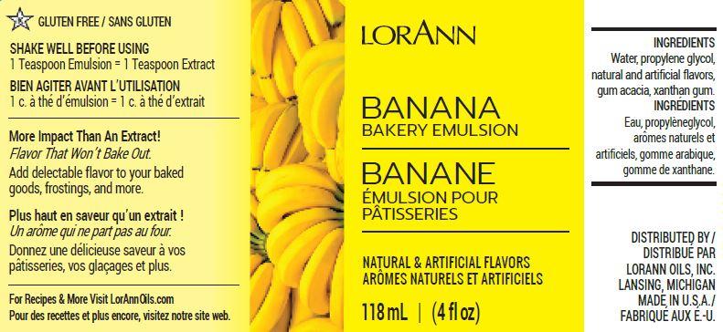 Banana Bakery Emulsion - 4 oz. - 16 oz., 1 Gallon, 5 Gallons - Bakery Emulsions Canada - Ships Free Within Canada on Orders Above CAD $199 - Image 4